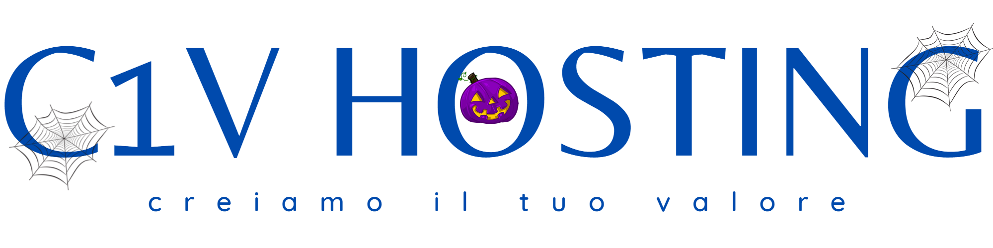 C1V Hosting Halloween Logo 2023